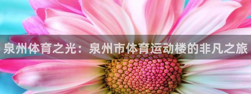 皇冠277体育：泉州体育之光：泉州市体育运动楼的非凡之旅